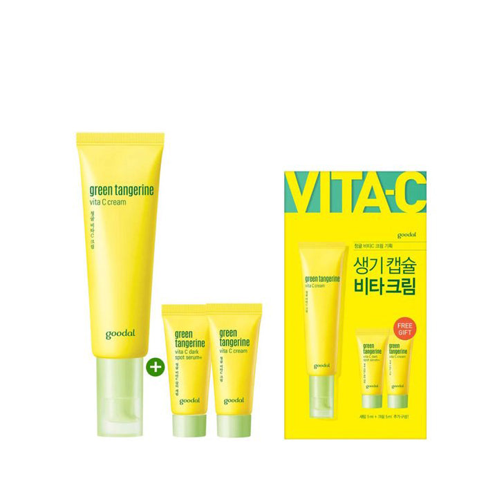 GOODAL - Green Tangerine Vita C Cream Set (3pcs)