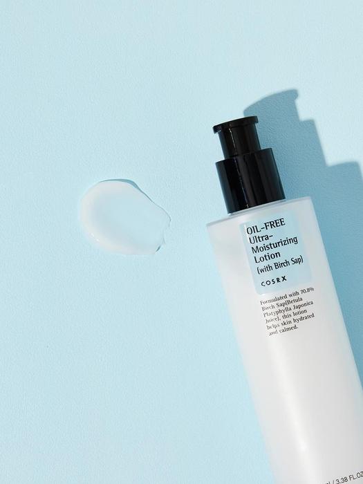 COSRX - Oil Free Ultra Moisturizing Lotion with Birch Sap 100ml - Shine 32