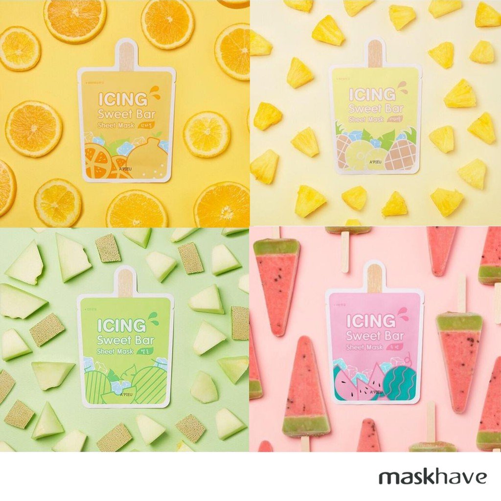 A'PIEU - Icing Sweet Bar Sheet Mask (4 Types) - Shine 32
