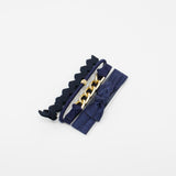 Kostte - Assorted Hair Set (navy blue - 4pcs) - Shine 32