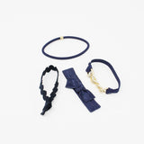 Kostte - Assorted Hair Set (navy blue - 4pcs) - Shine 32