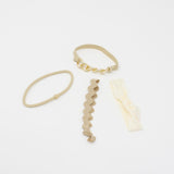 Kostte - Assorted Hair Set (ivory - 4pcs) - Shine 32