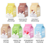 A'PIEU - Milk One Pack Mask Sheet (7 Types) - Shine 32