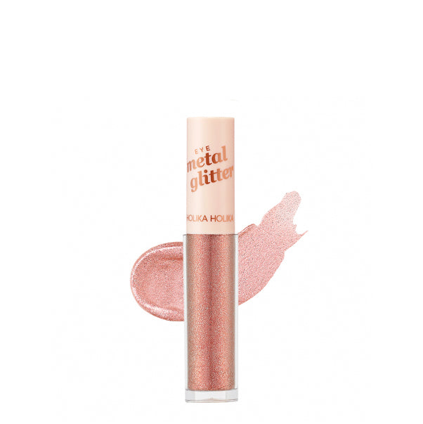 Holika Holika - Eye Metal Glitter #9 Peach Crush