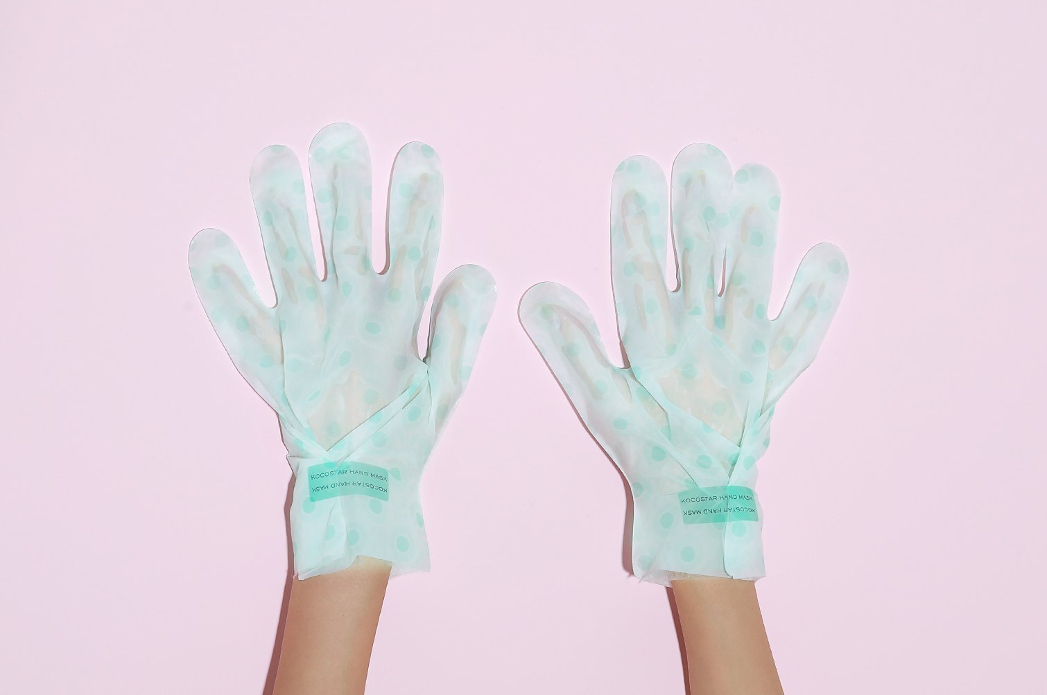 KOCOSTAR - 3 Color Hand Moisture Mask (Mint) - Shine 32