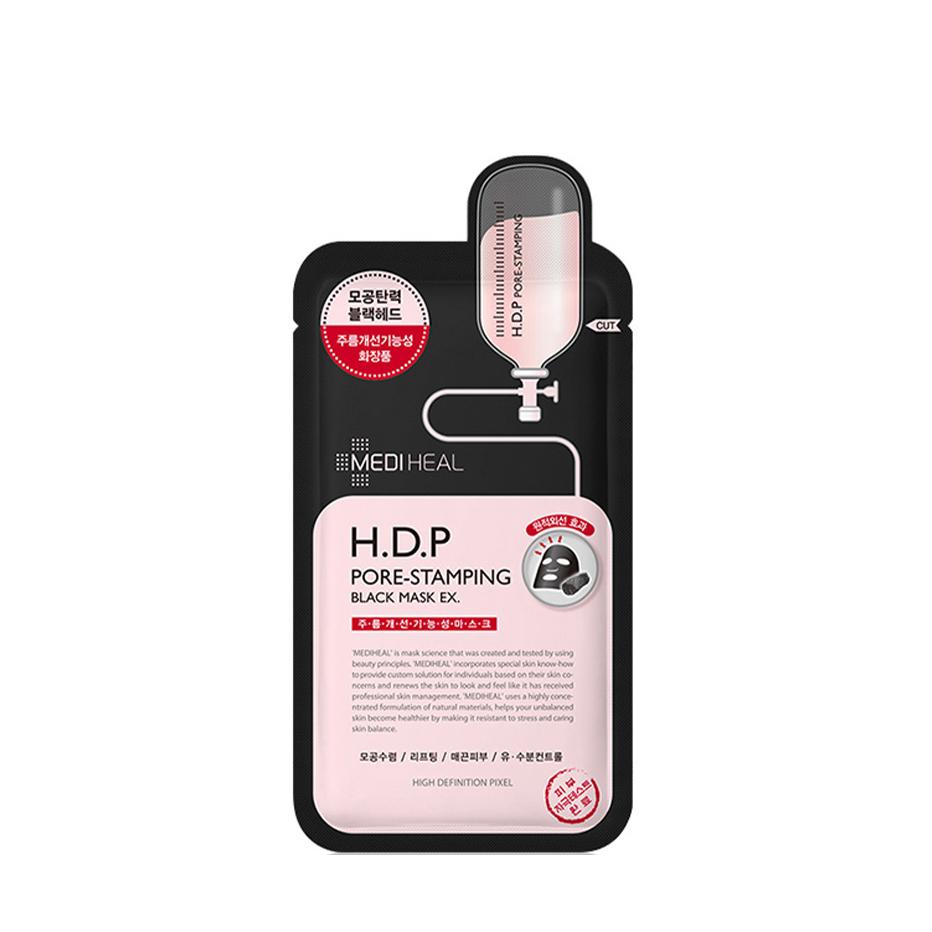 MEDIHEAL - H.D.P Pore Stamping Black Mask EX(single) - Shine 32