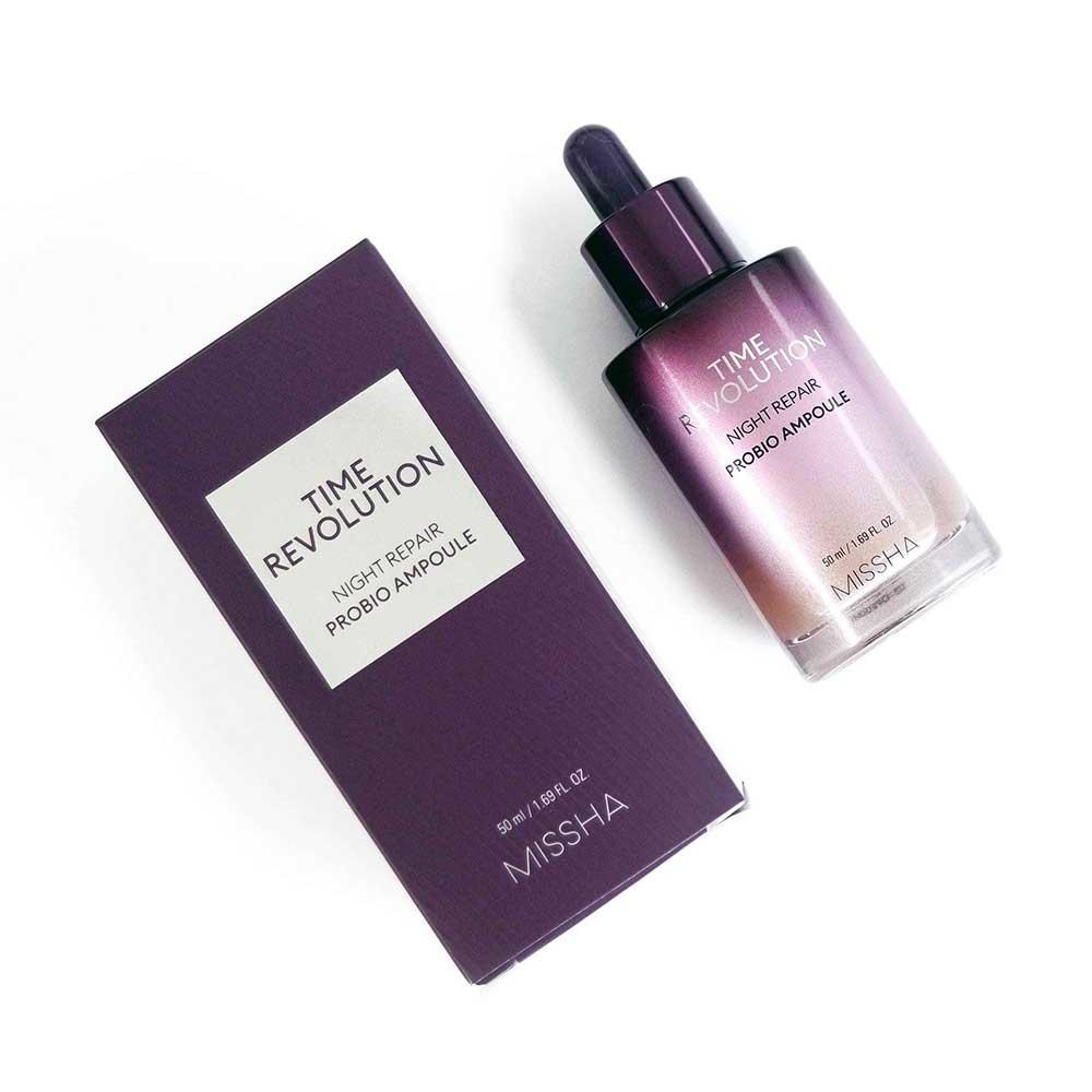 MISSHA - Time Revolution Night Repair Probio Ampoule 50ml - Shine 32