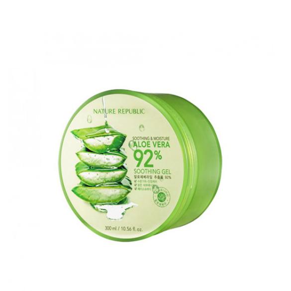 Nature Republic - Soothing & Moisture Aloe Vera 92% Soothing Gel 300ml - Shine 32