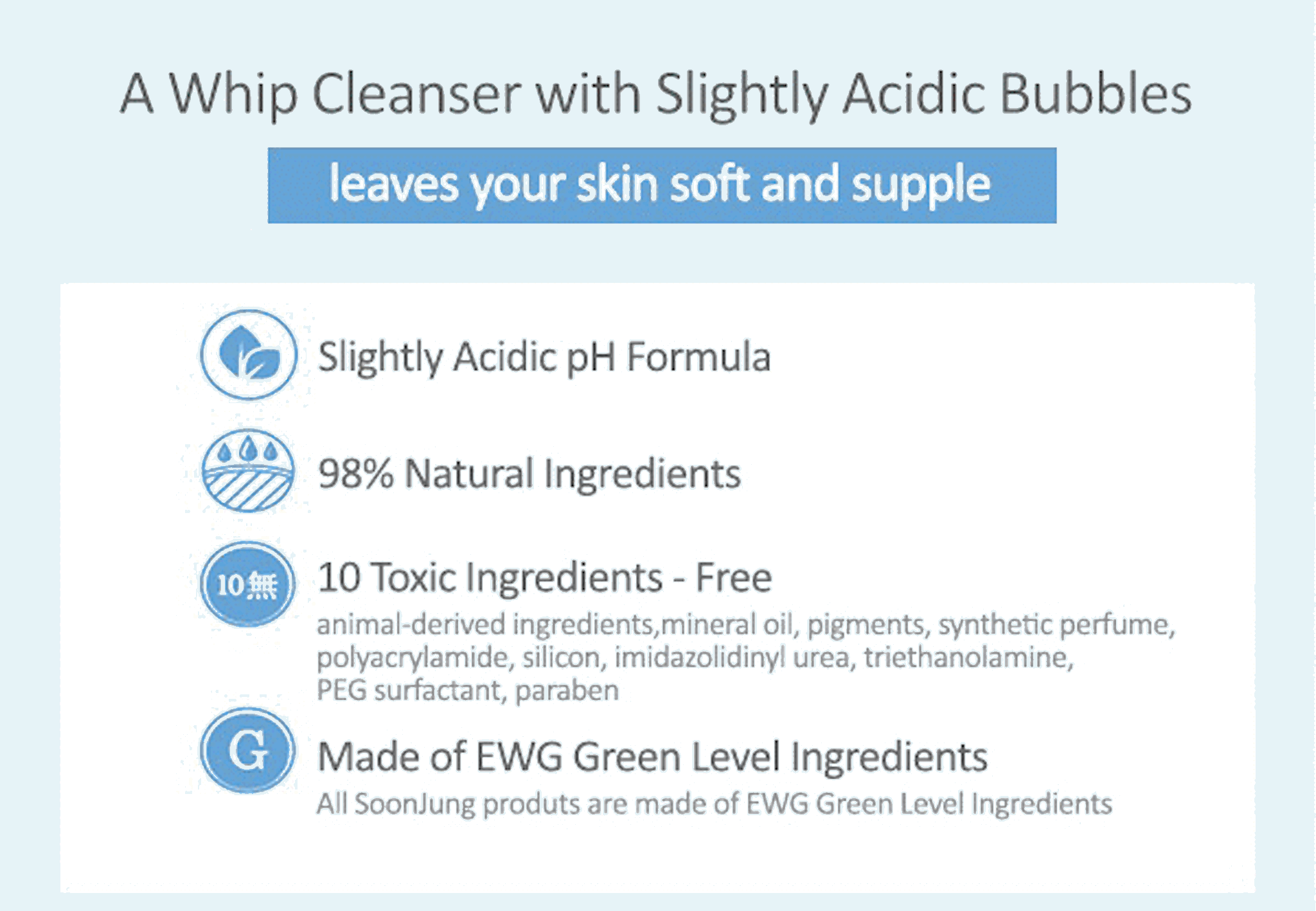 Etude House - SoonJung pH 6.5 whip Cleanser 250ml - Shine 32