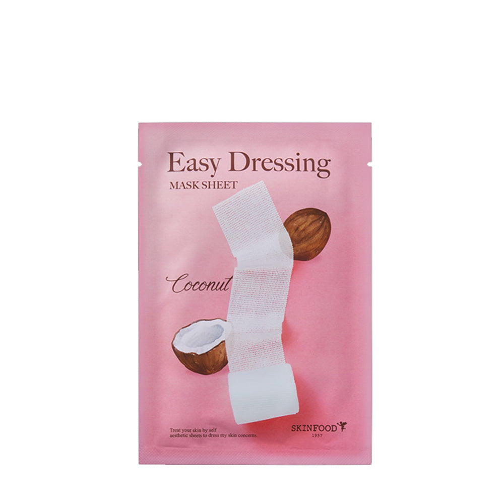 SkinFood - Easy Dressing Mask Sheet #Coconut Jelly (single) - Shine 32