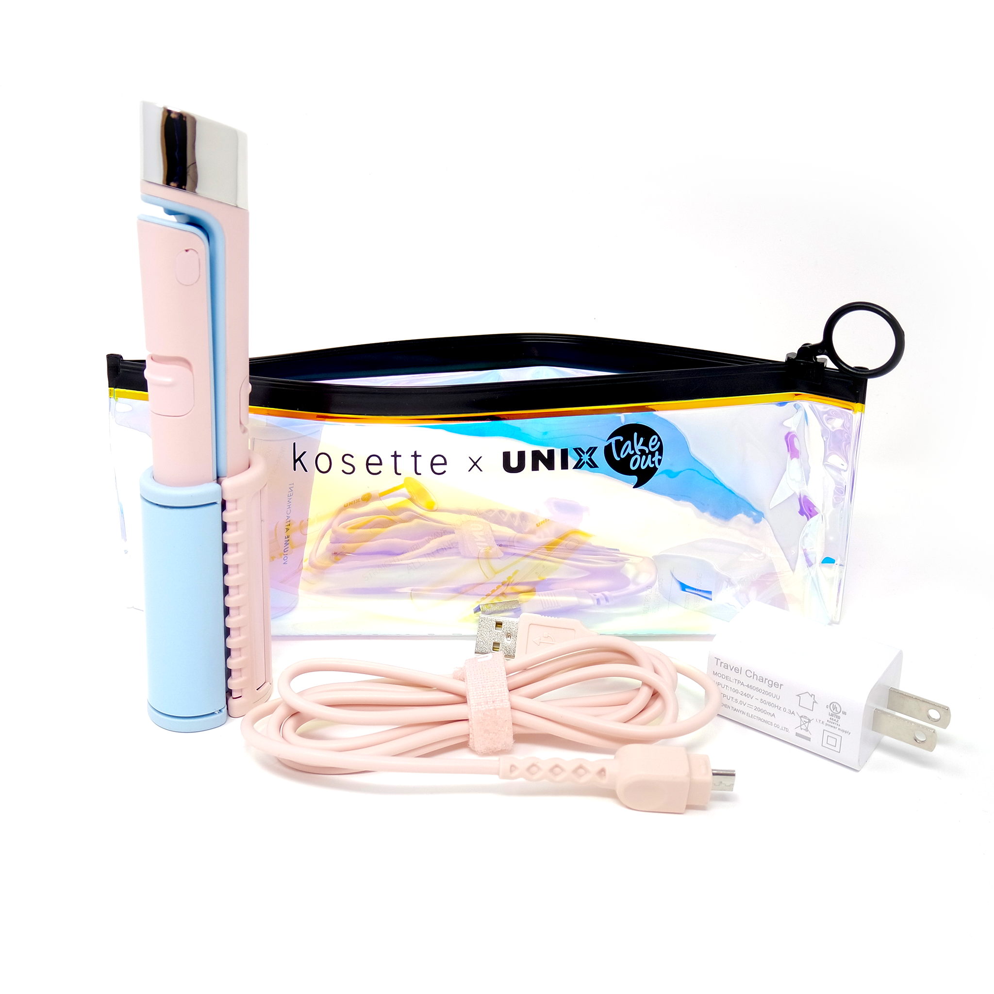 KOSETTE x UNIX USB Multi Iron 2.0 Pink/Lt.Blue - Shine 32