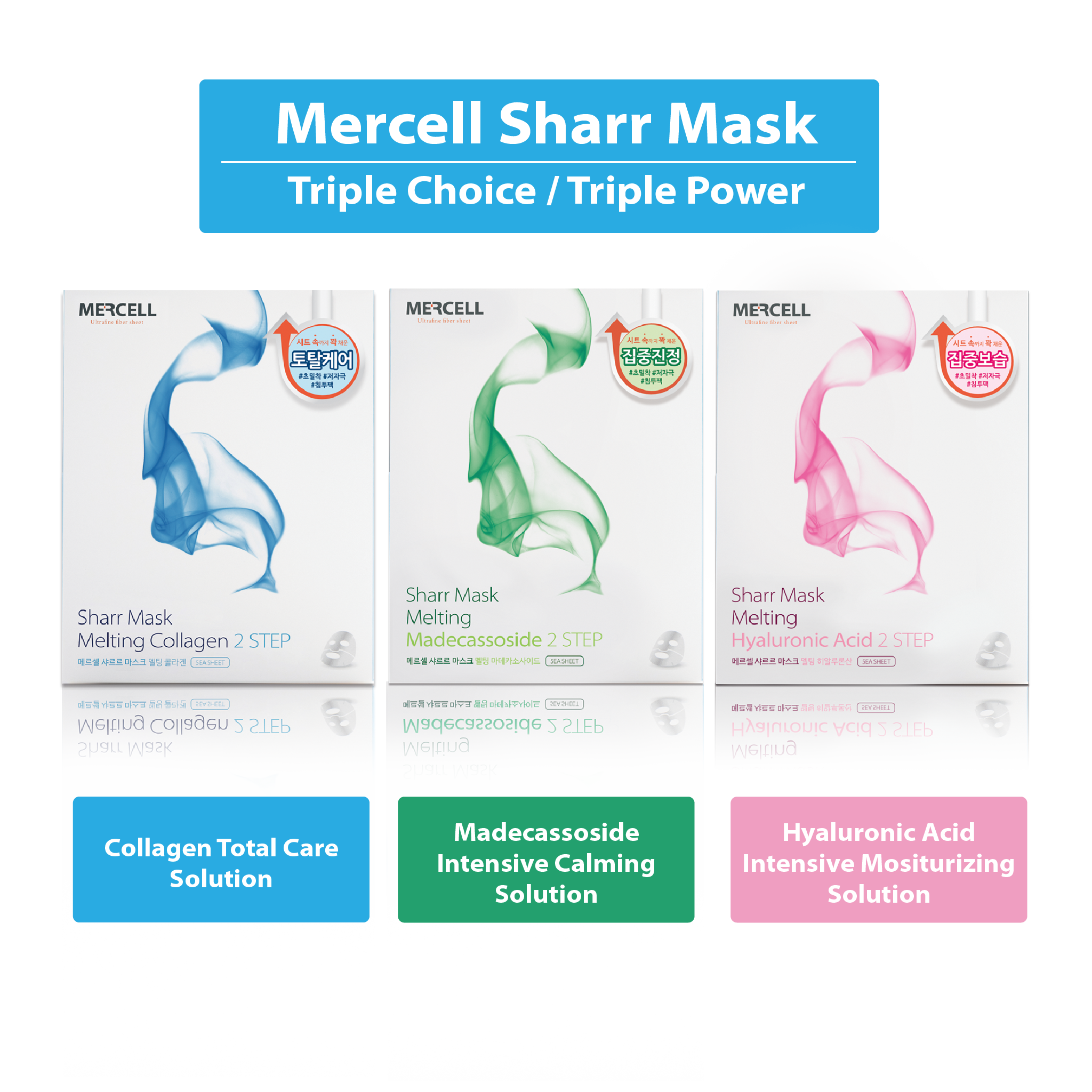 SHARRMASK - Melting Hyaluronic acid Facial Mask (Pink) - Shine 32