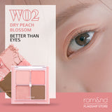 rom&nd - Better Than Eyes #W02 Dry Peach Blossom - Shine 32